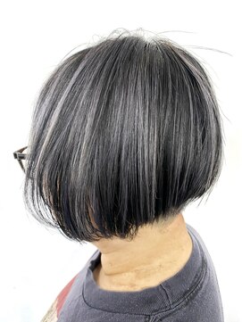 レーベル(LABEL) 【LABEL】コントラストグレーハイライト