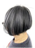 【LABEL】コントラストグレーハイライト