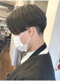 ナチュラルセンターパート/ツーブロ刈り上げ/メンズ髪質改善