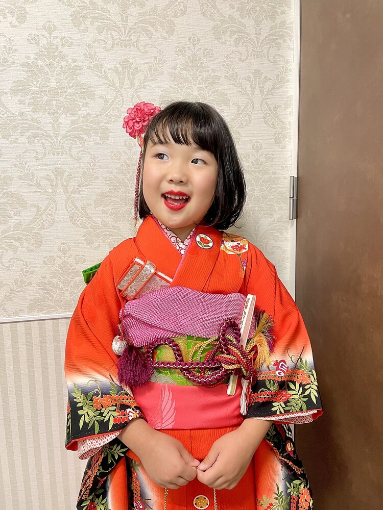 七五三 7歳着付け 帯結び ヘアメイク【quoit 尾花】：L147145811 