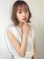 マリアバイアフロート(Maria by AFLOAT)&nbsp;【山田】くびれマッシュウルフミルクティーベージュボブ