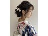 必ずお電話ください♪夏限定♪浴衣着付け＋ヘアセット　　7700円