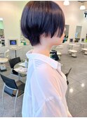 大人ショートボブ丸みショートマッシュショート