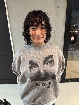 ソイリウム 下北沢(soi rium) 黒髪ウルフパーマ