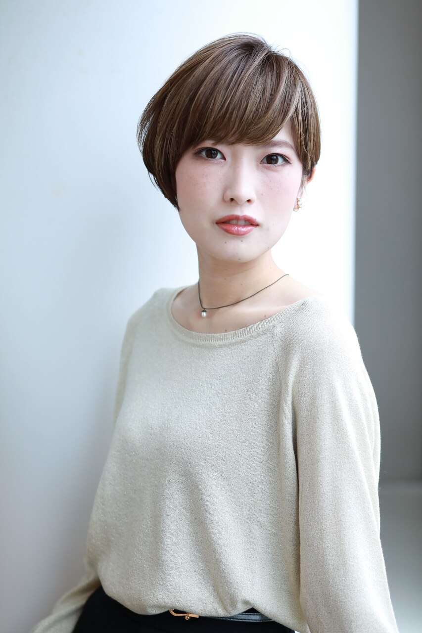 アシンメトリーショートウィッグ❤️黒髪メッシュショート✨ アシンメトリーショートウィッグ❤️黒髪メッシュショート