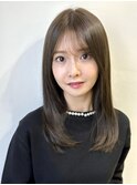 ストレート 10代20代30代◎小顔 ワンカール 髪質改善 韓国 新宿