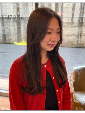 アンジェリカラボ 高田店(ANGELICA LABO) 【ANGELICA大和高田店 市川誠人】ブリーチなしグレージュ