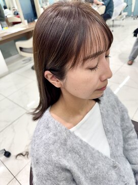 アッシュ 下北沢店(Ash) 直毛さんでもおさまる外はねミディアム