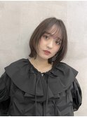 ウェーブミディアム似合わせカットメルティカラーボブ/大宮