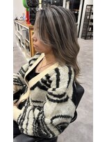 ナンバー(number+)&nbsp;20代30代シャドールーツバレイヤージュブリーチ立体感ハイライト