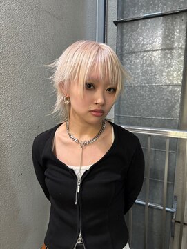 レコ 渋谷(LECO) ミルキーホワイトハイトーンウルフ