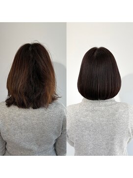 エイプリルセカンド 聖蹟桜ヶ丘駅店(april 2nd) 絶対におさまるミディアムボブ【聖蹟桜ヶ丘/髪質改善/美容室】