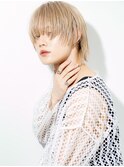 ラウンドマッシュ　ミルクティベージュ　韓国ヘア　MOMO