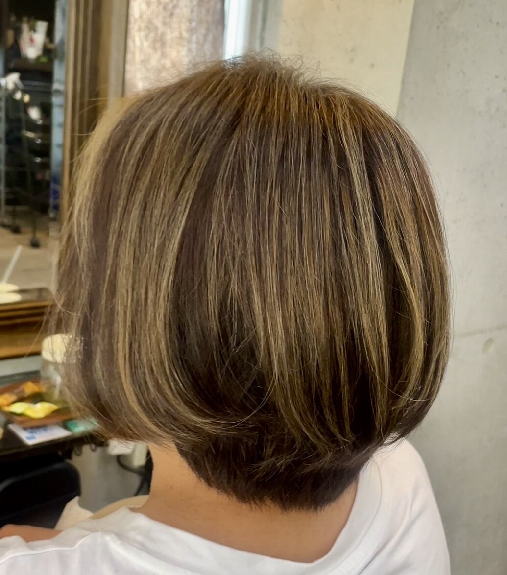 ノンジアミンカラー、ザクロペインターで白髪染めと白髪ぼかし