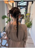 salon de yu/ 松原加奈#kana_arrange 結婚式 卒業式