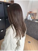 大人可愛い大人美人くすみカラーアッシュグレーベージュ