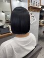 ヴィムヘアー 小禄店(VIM hair)&nbsp;ボブスタイルに縮毛矯正でより収まるナチュラルヘア