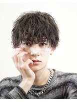 メンズラウンドマッシュ