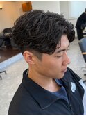 栃木メンズ波巻きスパイラルパーマシャドウパーマツイストパーマ