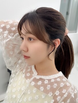 コア プラス 立川(COA PLUS) 韓国風レイヤーカット髪質改善ダブルカラーハッシュカット