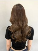 ブリーチなしでできるアッシュブラウンカラー