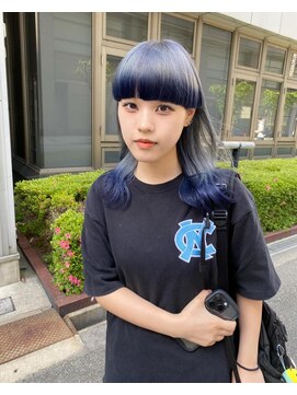 キピ(KIPI) 【ユリナ】シルバー×裾カラー