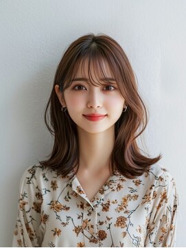 e.m.a プレミアムビューティーサロン 栄駅店(e.m.a PREMIUM BEAUTY SALON) 外はねヘア/イメチェン/外ハネボブ/美髪/ワイドバング/髪型