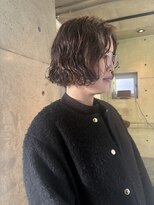 ニーム 栄(nimes) kaon ボブパーマ ラフに動くボブパーマ