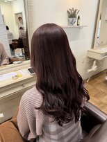 エクファ ヘア シェリル 草津 南草津店(ex-fa hair cherir)&nbsp;着物ヘア/ダークアッシュ/ミディアムレイヤーカット/南草津