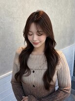 ザザ シンジュク(ZA/ZA shinjuku)&nbsp;レイヤーと暖色ブラウンで作る王道モテヘアー