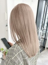 アンフェリール 原島店(Em Fellir)&nbsp;セミロング/ホワイトベージュ/10代20代