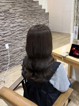ヘア カンパニー トワ 千葉店(TOWA) 千葉/千葉駅/ダークブルー/ミルクティーブロンド/ヘッドスパ_617