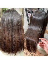 ボクノ つくば桜店(bokuno)&nbsp;髪質改善矯正Before After