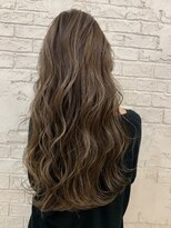 プライズ 池袋店(prize)&nbsp;アッシュカラー重軽ウェーブハイライトブランジュ2009