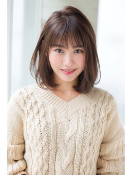 アンアミ オモテサンドウ(Un ami omotesando) 【Un ami  表参道】 松井幸裕　大人可愛いミディアムヘア