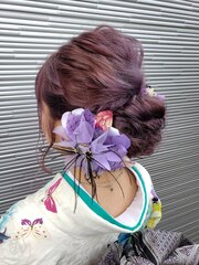 成人式ヘアセット