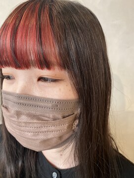 エイト ヘアサロン 渋谷本店(EIGHT) インナーカラー×チェリーレッド