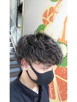 ヘアアンドフェイス マリィファースト(Hair&Face Marry First) ツイストスパイラルパーマ　ハイライト