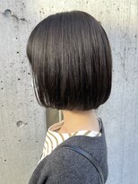 アッシュ 祐天寺店(Ash) アッシュカラーのやや前上がり丸みコンパクトボブ