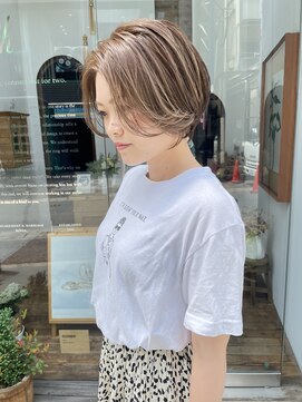 ヌード(NUDE) NUDE 10代20代30代40代前髪なしショート大人ショートボブ