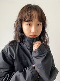 カジュアルな個性的すぎないパーマスタイル