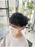 刈り上げないマッシュスタイル