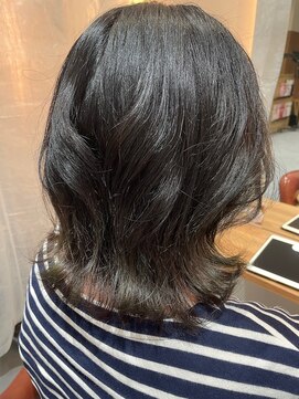 リベア トウキョウ 東大島店(Rever Tokyo) セミディ/グレイ/アッシュグリーン/短めバング[東大島/東大島駅]