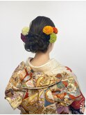 【BelleCoupes】成人式 卒業式 着付けヘアセット 大阪天王寺振袖