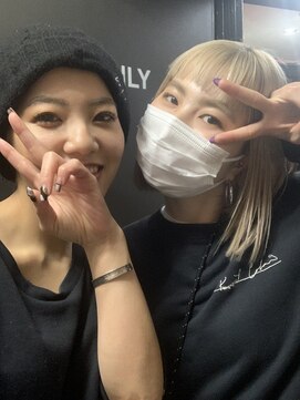 ラフ(LAFF) #黒髪#ボブルフ#ネビージュ#小顔#ワンレン