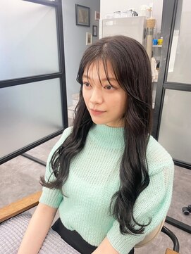 ナンバー アリア 三軒茶屋(N° aria) 《三軒茶屋 N°aria》韓国風ゆる巻きダークグレージュシースルー