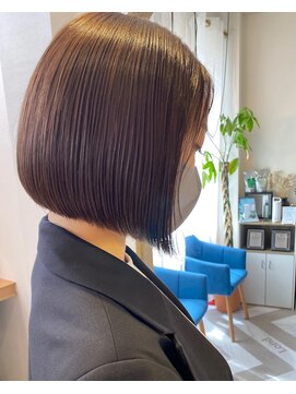 ロンドアベニール 北千住(Lond avenir) 切りっぱなしボブ　髪質改善　イメチェン　北千住