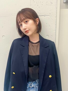 シーク 天神(SEEK) 【SEEK 緒方 芽久】ブラウンカラー×ボブ