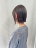 【色持ちNo.1♪】カット＋透明感カラー＋サポカラトリートメント￥11000