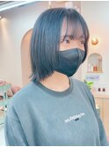 地毛風カラー/ナチュラルレイヤーカット/ショートボブ[船橋]